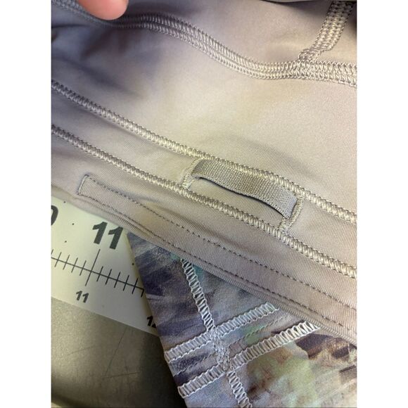 Lululemon Pace Rival Mid Rise Skirt in Plisse Bloom Multi Mauve Gray Size 4 - Picture 6 of 7